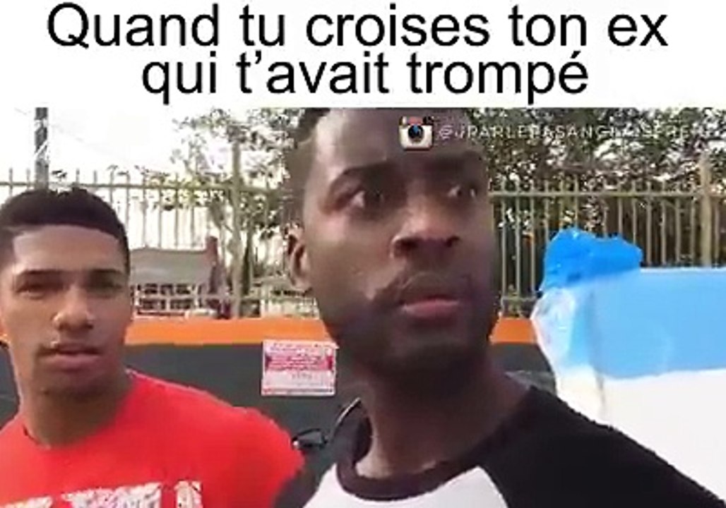 quand tu croises ton ex qui t'avait trompé