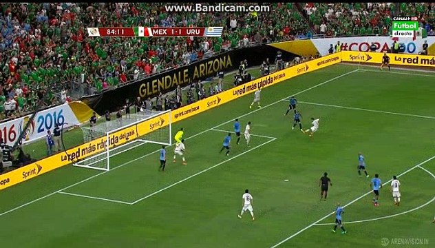Rafael Marquez Goal ~ Mexico vs Uruguay 2-1 05.06.2016