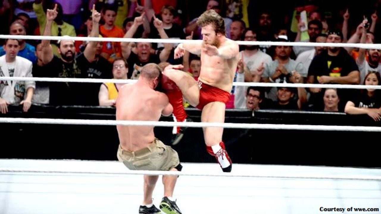 Daniel Bryan & John Cena vs  Cesaro & Kidd- WWE RAW 2015