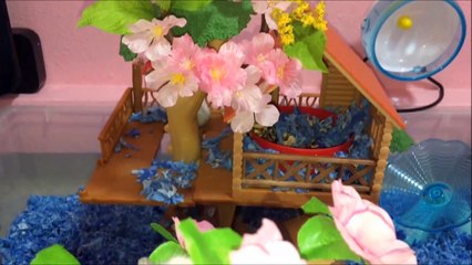 Adorable Hamster Just Lounging in a Tree