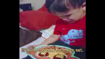 When your food looks too good...