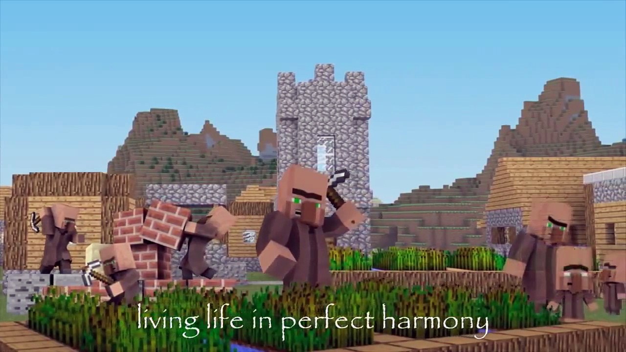 'Diamond King' Original Minecraft Song Minecraft Animation
