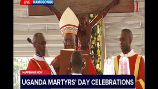 Final Blessing at Uganda Martyrs Namugongo Prayers