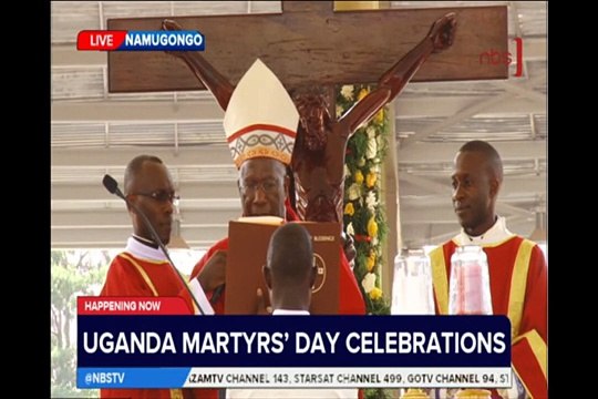 Final Blessing at Uganda Martyrs Namugongo Prayers