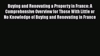 EBOOKONLINE Buying and Renovating a Property in France: A Comprehensive Overview for Those