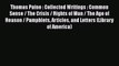 [PDF] Thomas Paine : Collected Writings : Common Sense / The Crisis / Rights of Man / The Age