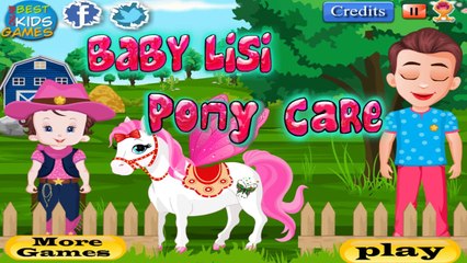 Baby Lisi Pony Care - Baby Videos Games For Kids