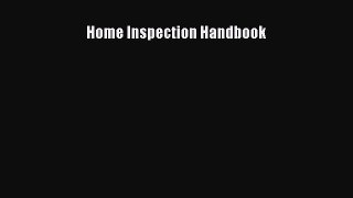 EBOOKONLINE Home Inspection Handbook FREEBOOOKONLINE