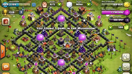 Clash Of Clans - EPIC TOWN HALL 9 (TH9) Trophy Base !