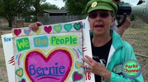 Bernie Sanders Supporters at South Valley Celebration Parade 2016