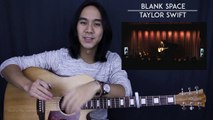 Blank Space (Acoustic) - Taylor Swift Guitar Tutorial Lesson Chords  Acoustic Cover