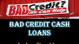 Bad Credit Cash Loans- Get Most Suitable Way To Obtain Cash Loans Help To Fulfill Your Urgent Needs