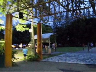 romburi road jogging exercise aerobic park buriram city thailand.mkv