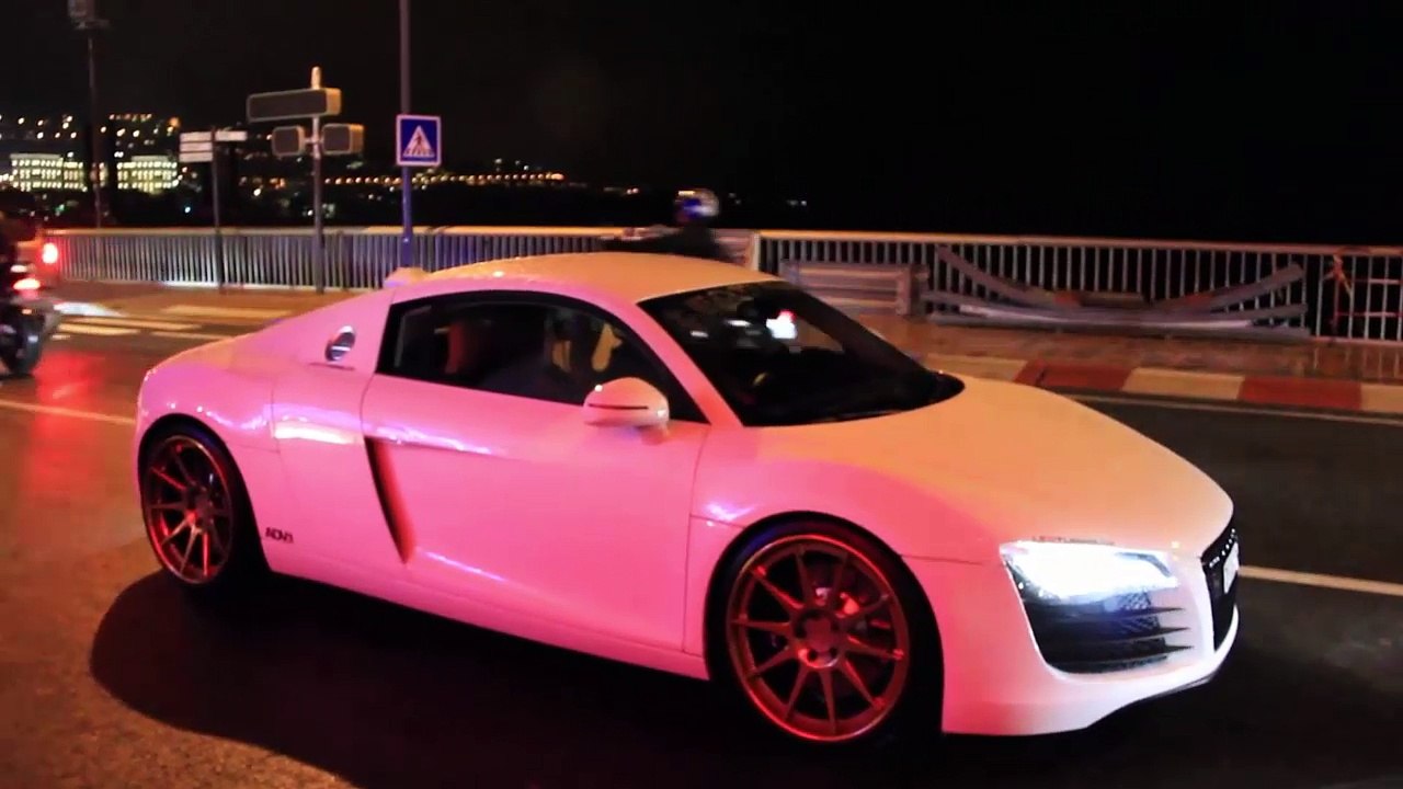 Audi R8 Driver Revs at Redline