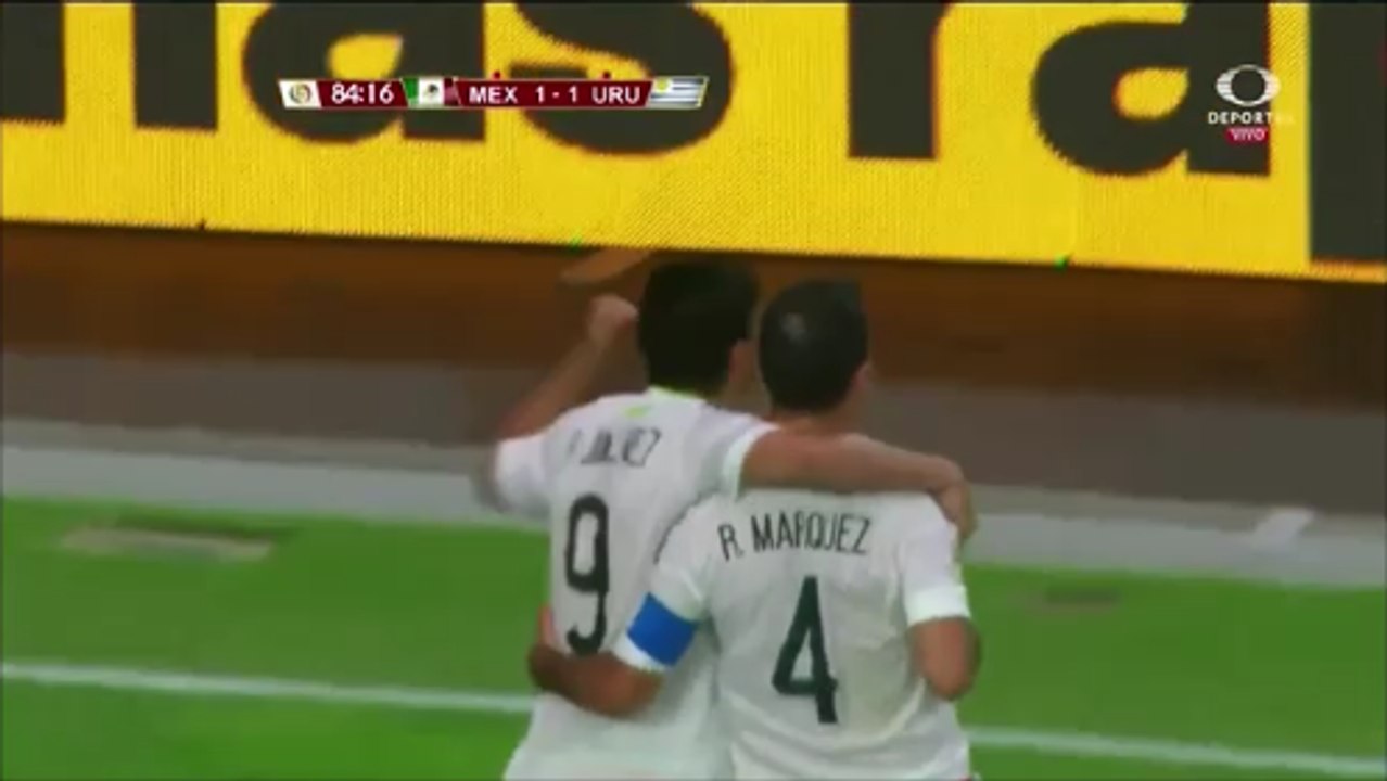 Rafa Marquez Goal vs Uruguay (2-1) HD