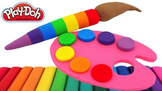 Learn Rainbow Colors with Play-Doh * Creative DIY Fun for Kids with Modelling Clay * RainbowLearning