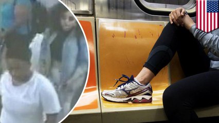 Teens attack old lady on NYC subway when asked to take their feet off the seat