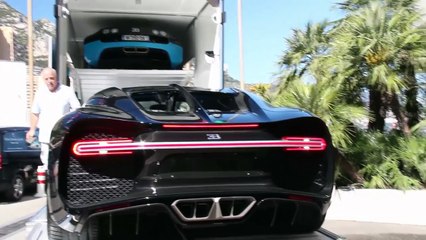 Bugatti Chiron Start Up and Sound - Drive in Street