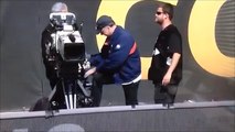 Cameraman Gets Knocked Out By A Ball During Jamaica vs Venezuela!