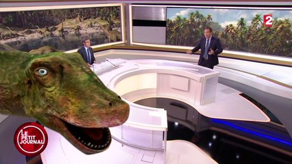 Effets spéciaux sur le plateau du JT de 20H de France 2 avec David Pujadas