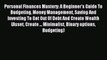 Read Personal Finances Mastery: A Beginner's Guide To Budgeting Money Management Saving And