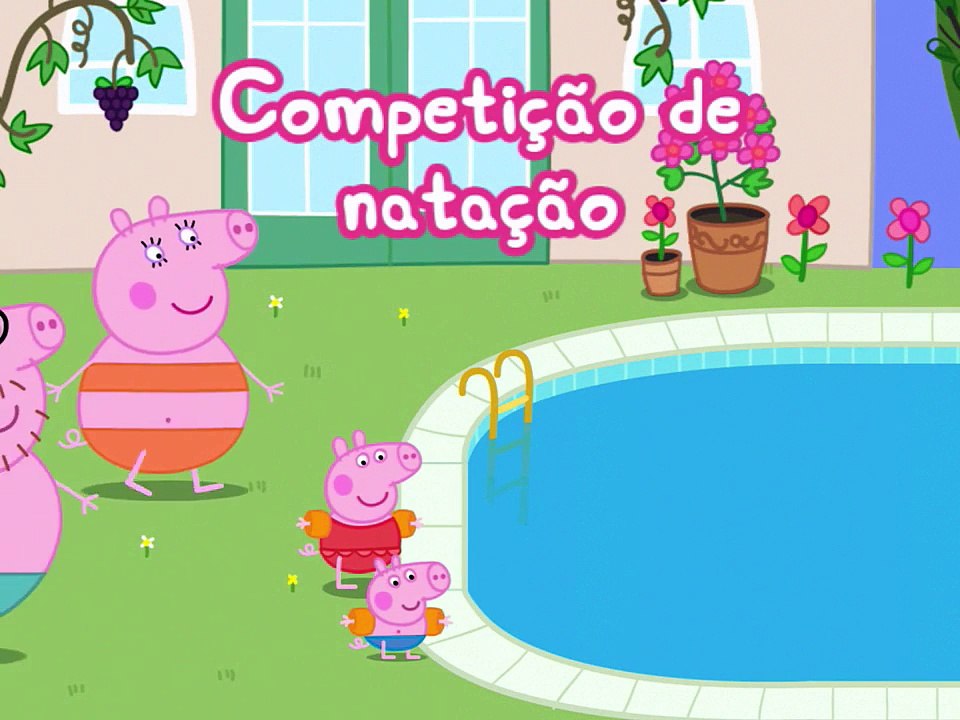 A Casa de Férias - Competição de Natação - Peppa Pig em Português