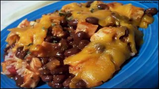 Recipe Southwest Chicken Bean and Rice Casserole