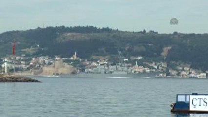 ABD Askeri Gemisi Çanakkale Boğazı'ndan Geçti