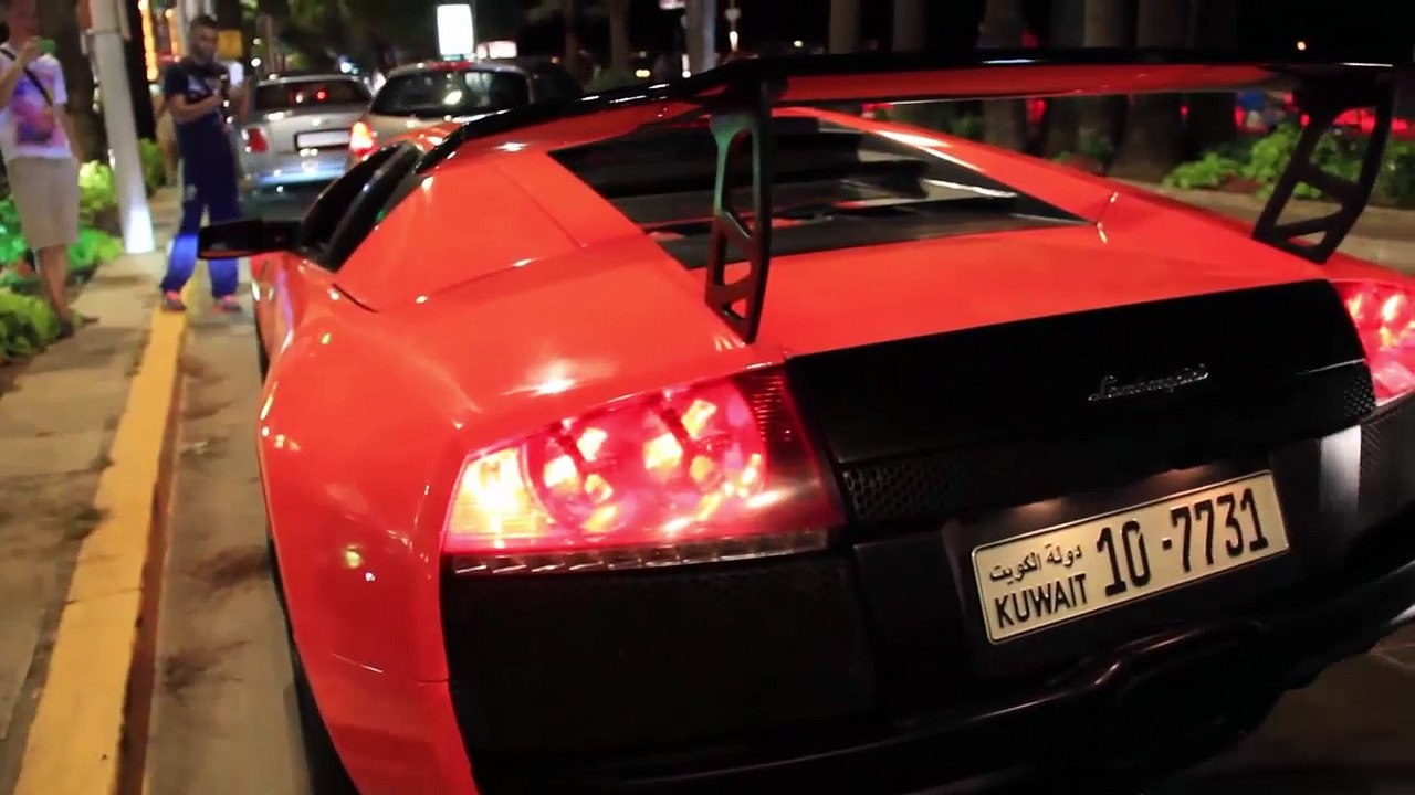 Orange Lamborghini Murcielago From to KuWait