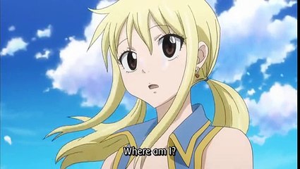 Fairy Tail (2014) episode 23 Future Lucy passes on