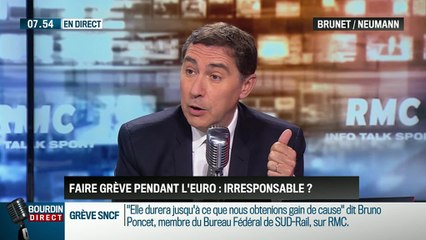 Brunet & Neumann: Faire grève pendant l'Euro est-il irresponsable ? - 06/06