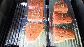 Smoked salmon on the Traeger