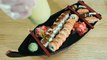 Sushi Master Pouring Sushi Rolls With Unagi Sauce - Stock Footage | VideoHive 15554647