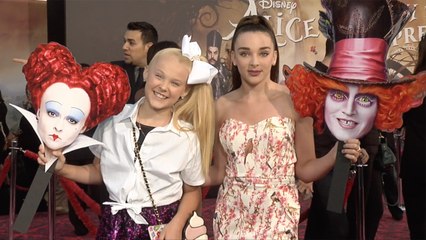 JoJo Siwa & Kendall Vertes "Alice Through the Looking Glass" Premiere