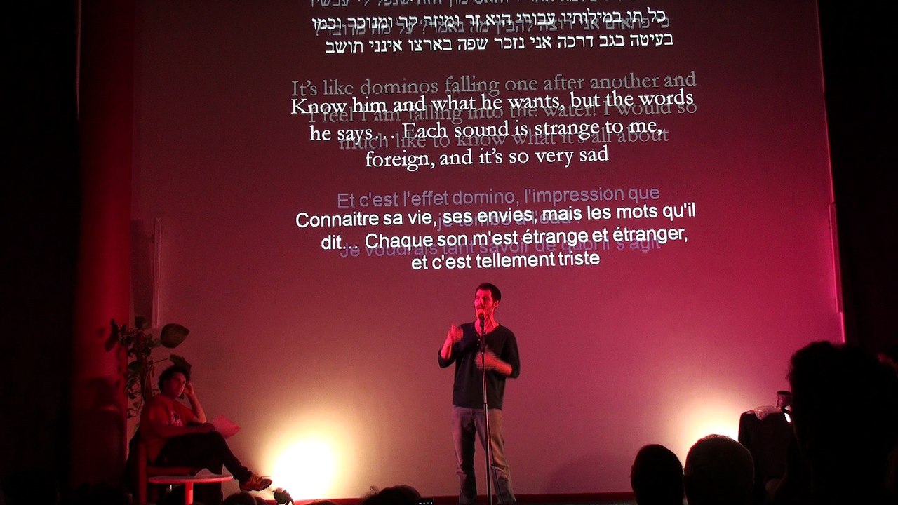 Tamir Aharoni (Israël) Finale 28 Mai - Language Barrier