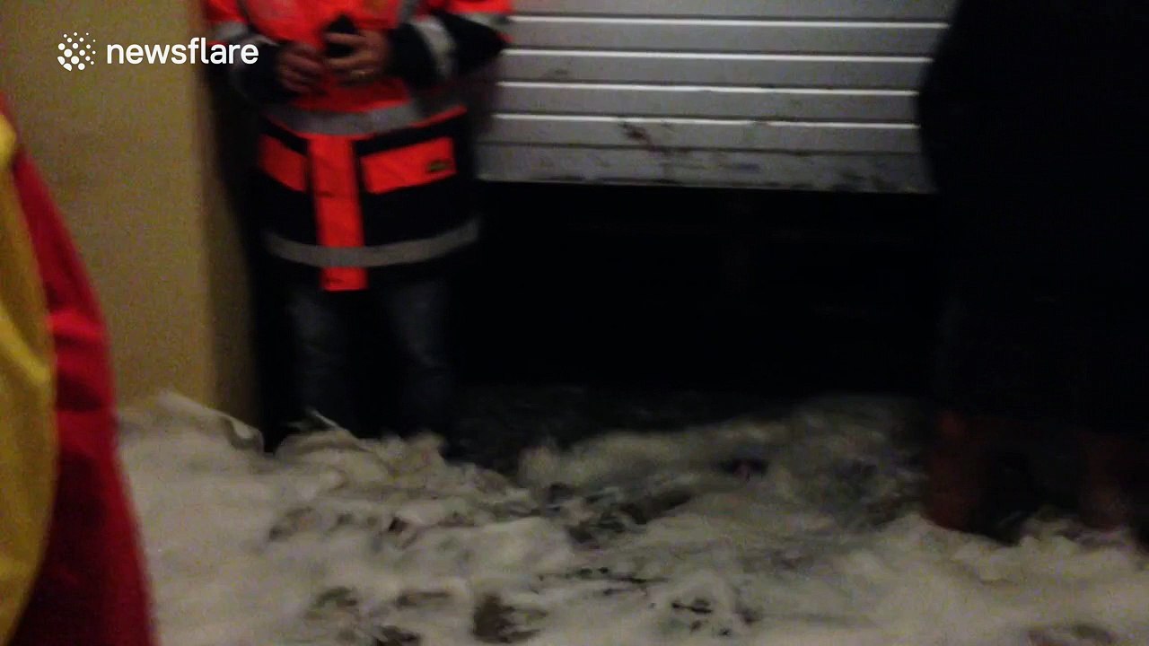 Huge storm brings flooding to Terrigal Surf Lifesaving Club, Australia