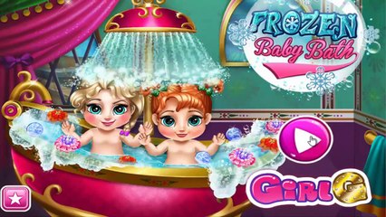 ELSA  Y ANNA DE PEQUEÑAS DANDOSE UN BAÑO Y JUGANDO VIDEOS PARA NIÑOS EN ESPAÑOL