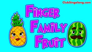 Finger Family Fruit | Educational Kid's Song, Teach Kindergarten Children, Learning Nurser