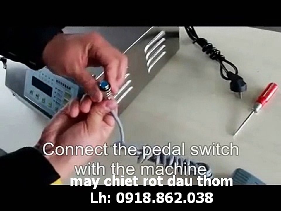 máy chiết rót dầu thơm, máy chiết rót tinh dầu 1 vòi, máy chiết rót dịch lỏng