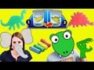 Disney | MAGIC GROW CAPSULES Sponge Toys Game! Family Game Night Challenge Dinosaurs vs Animals DisneyCarToys