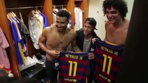 Neymar Meets the Warriors - Cavaliers vs Warriors Game 2 - Jun 5, 2016 - 2016 NBA Finals