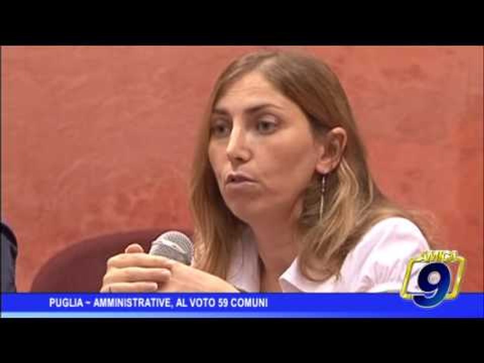 Puglia, Amministrative: al voto 59 comuni