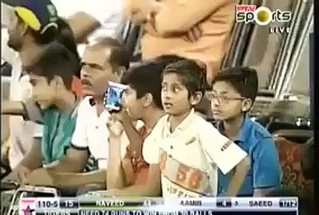 New Pakistani Player Smashing Saeed Ajmal Very Badly