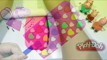 Play doh heart colorful - Create a ice cream pink color for peppa pig en toys
