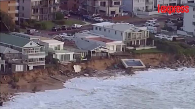 Australie: des vagues géantes détruisent des maisons