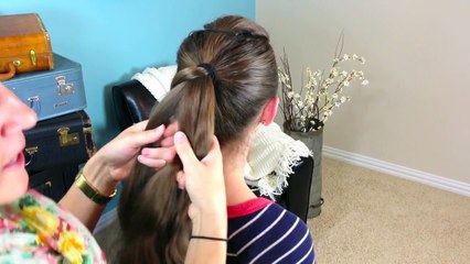 Stacked Twist Ponytail _ Cute Girls Hairstyles