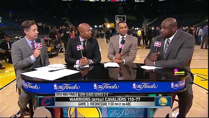 Game Time Shaq on Coming Back Down 0-2 - Jun 5, 2016 - 2016 NBA Finals