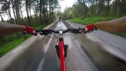 velo sur piste bobsleigh