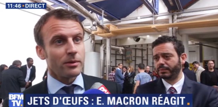 Macron dénonce «les comportements inacceptables» d'«agitateurs professionnels»