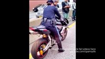 Lady Police Officer, Impounded a bike and AWESOME FAIL!